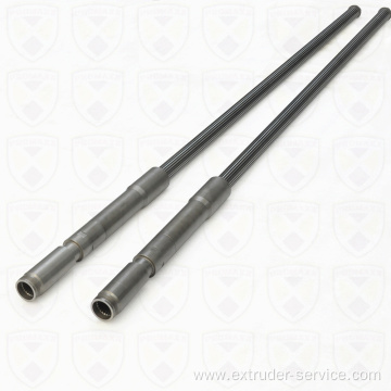 Parallel twin screw barrel for PVC pelletizing masterbatch